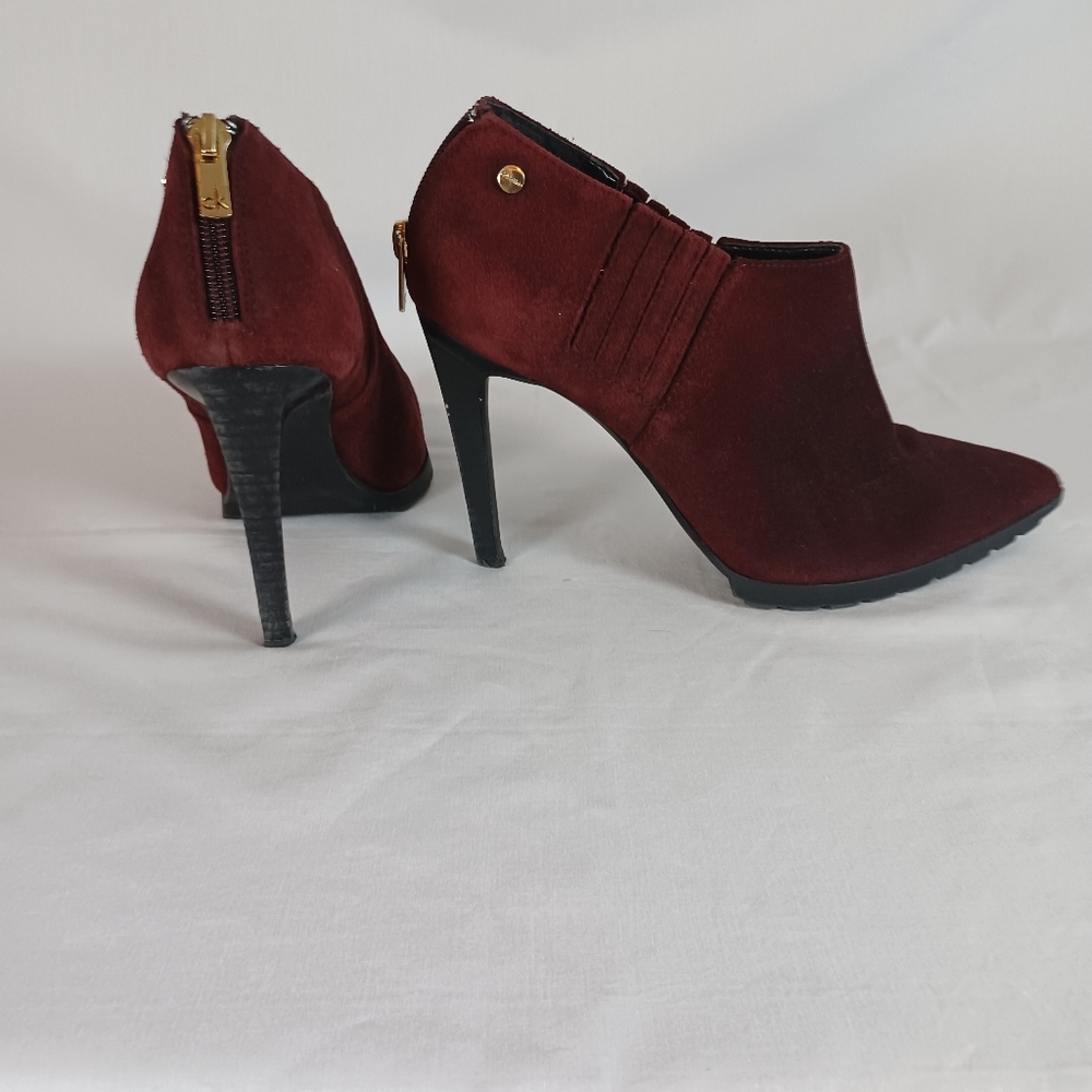 Red Calvin Klein Heels Size 8.5